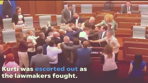 TheLawmakers throw down on parliament floor