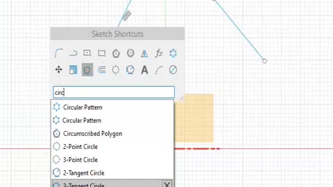 Fusion360: 3 Point Tangent #3dprinting