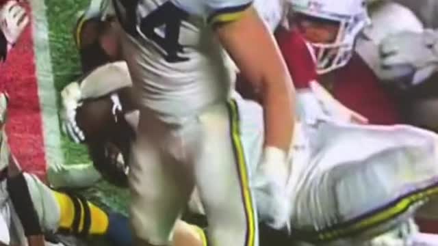 Michigan touchdown after an interception vs Rutgers