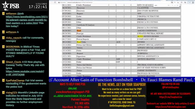 2022-01-11 17:00 EST - Freedom Rings: with Pamphlet Anon
