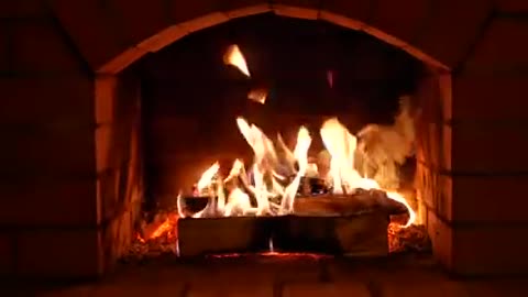 Relaxing music - Fireplace Sound