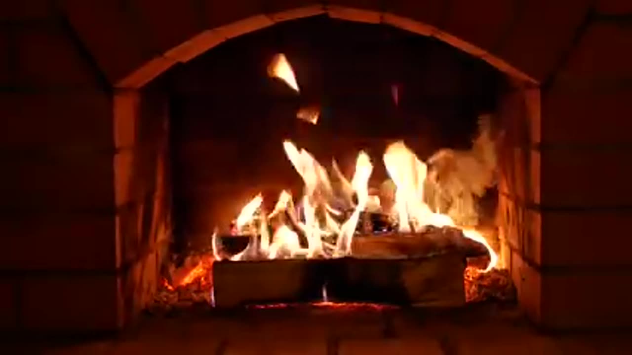 Relaxing music - Fireplace Sound