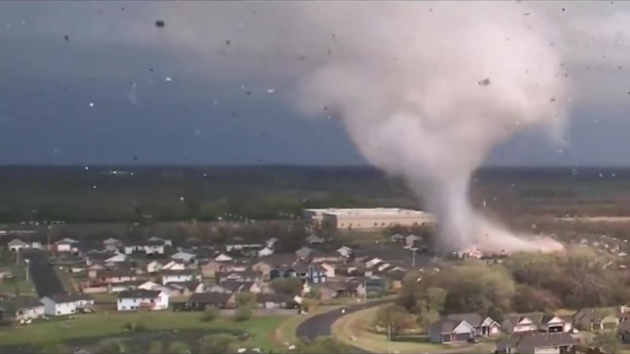 a tornado wipes out the city