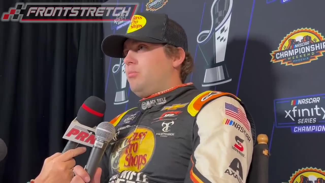 Noah Gragson interview about Ty Gibbs NASCAR