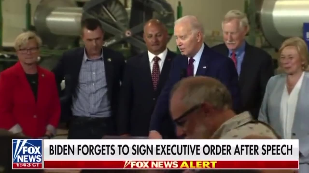 In Sad Moment, Joe Biden Forgets To Sign Executive Order Following Speech