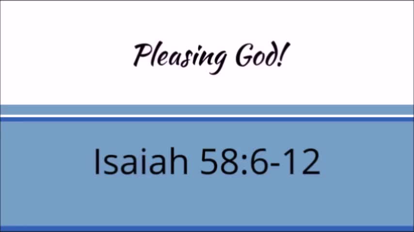 Pleasing God Conclusion