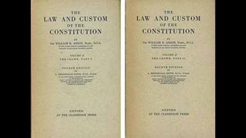 The Law and Custom of the Constitution