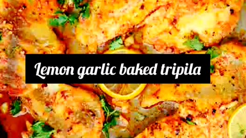 Try new lemon garlic baked #recipe