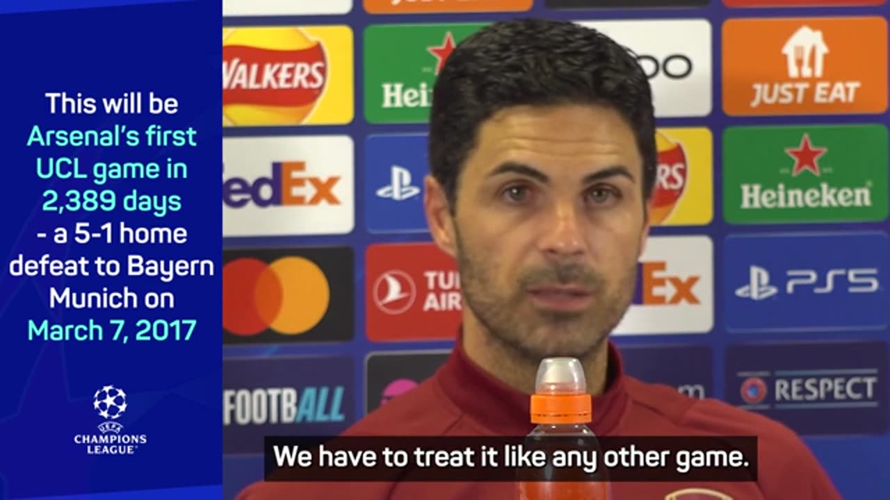 Arteta 'proud and excited' ahead of Arsenal's UCL return By @mediablogpro, 19 Sep 2023 Arsenal