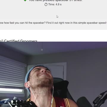 Space Bar Speed Test!