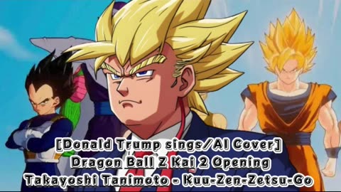 [Donald Trump sings/AI Cover] Dragon Ball Z Kai 2 Opening Takayoshi Tanimoto - Kuu-Zen-Zetsu-Go