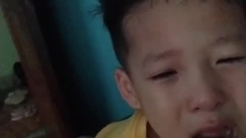 Cute baby crying