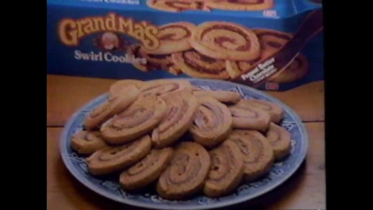 July 3, 1984 - Introducing Grandma's Peanut Butter Chocolate Swirl Cookies