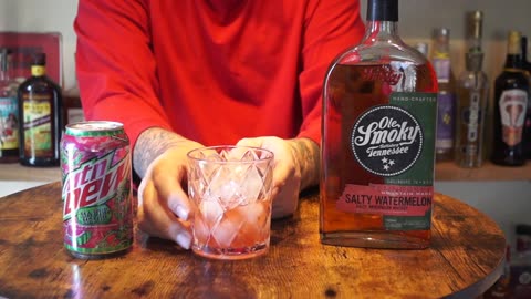 Ole Smoky Salty Watermelon Whiskey & Mtn Dew Major Melon