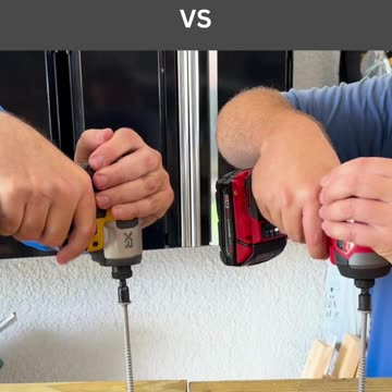 Dewalt XR DCF845 vs Milwaukee Fuel 2953-20 #construction #milwaukee #dewalt #impact #shorts