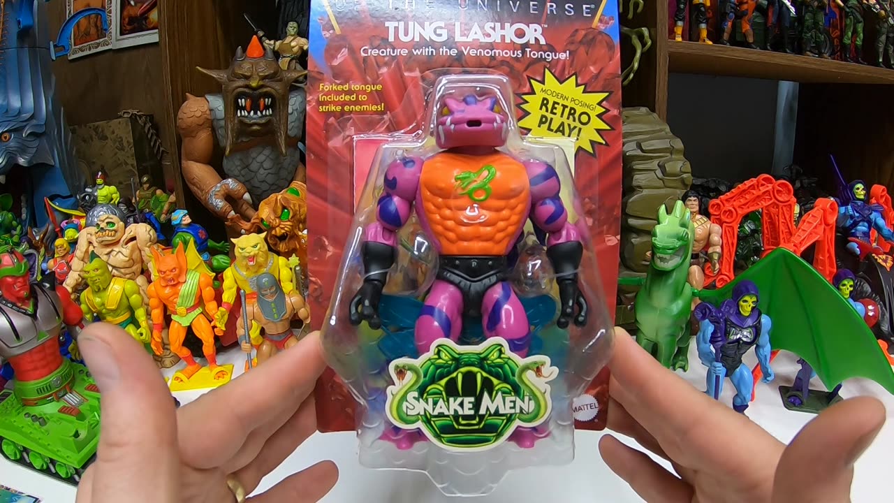 Masters Of The Universe Origins Tung Lashor Review! MOTU Origins!