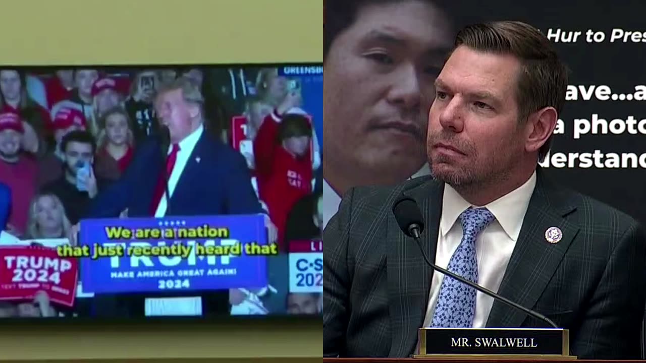 Democrat Swalwell Asks Hur About Calling Biden Memory 'Photographic' At Hearing, Attacks Trump