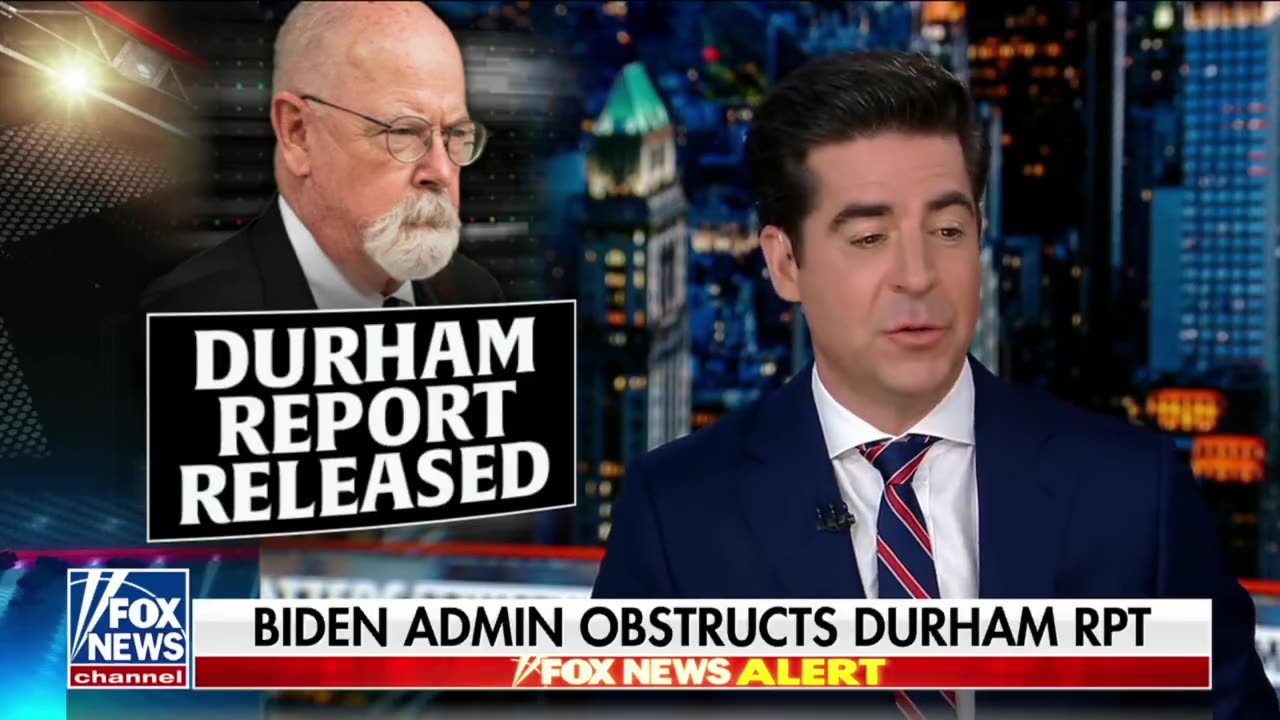 Durham Reports release w/ Jesse Waters & Josh Hawley