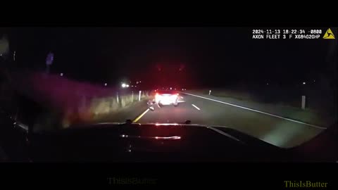 Washington State trooper PIT driver after a high-speed pursuit across Kittitas County