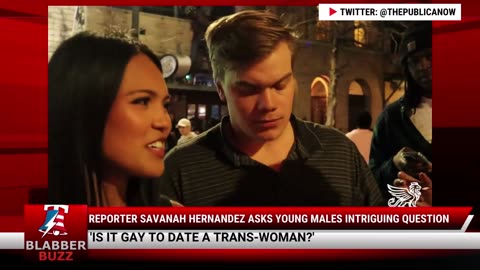 Reporter Savanah Hernandez Asks Young Males Intriguing Question