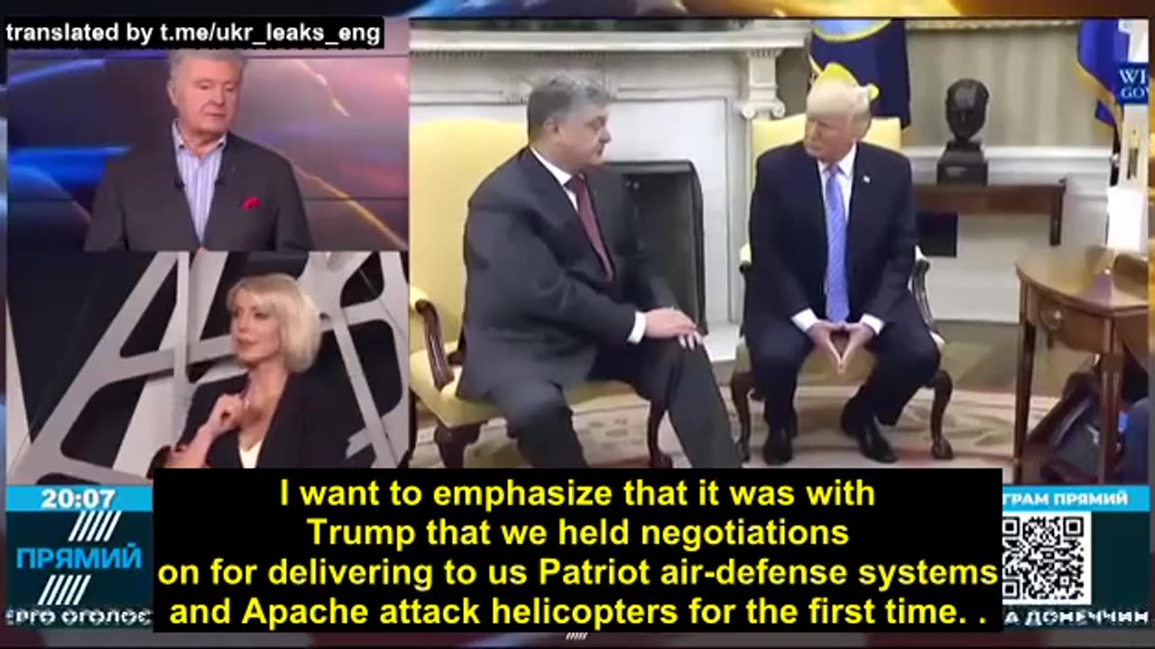 He's good: Poroshenko started praising Trump on TV