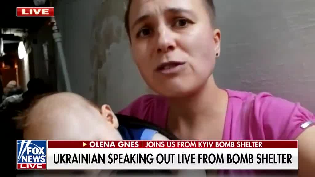 Ukrainian mom pleads for help from bomb shelter- Putin won’t stop, until he’s stopped