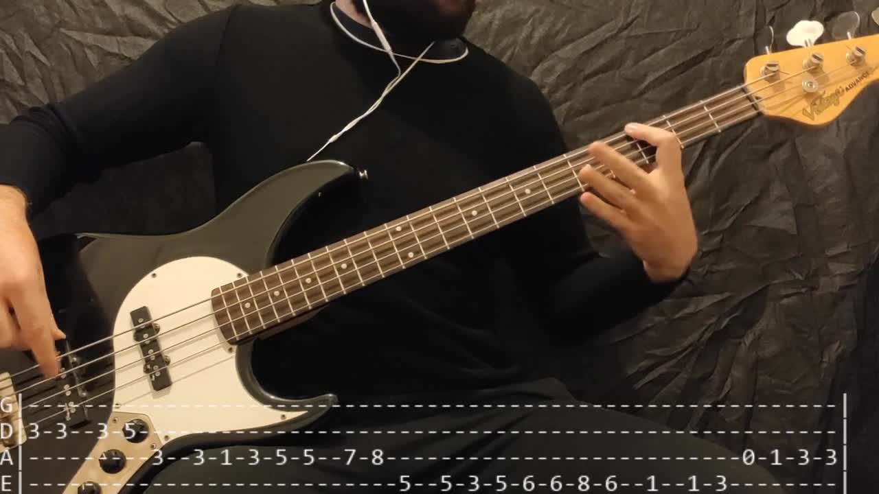 Avenged Sevenfold - Dear God Bass Cover (Tabs)