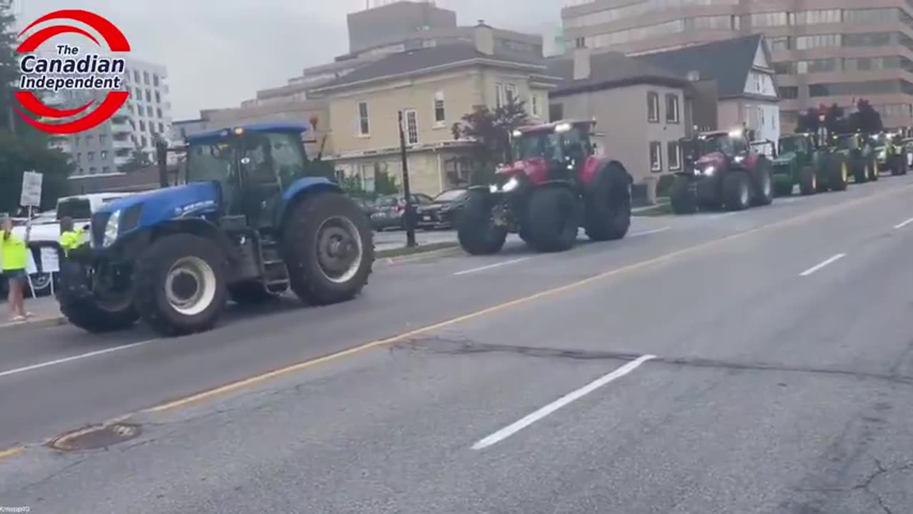 Farmer Protest -- 770 Acres of Ontario Farm Land likely Expropriated for EV Battery Factory.