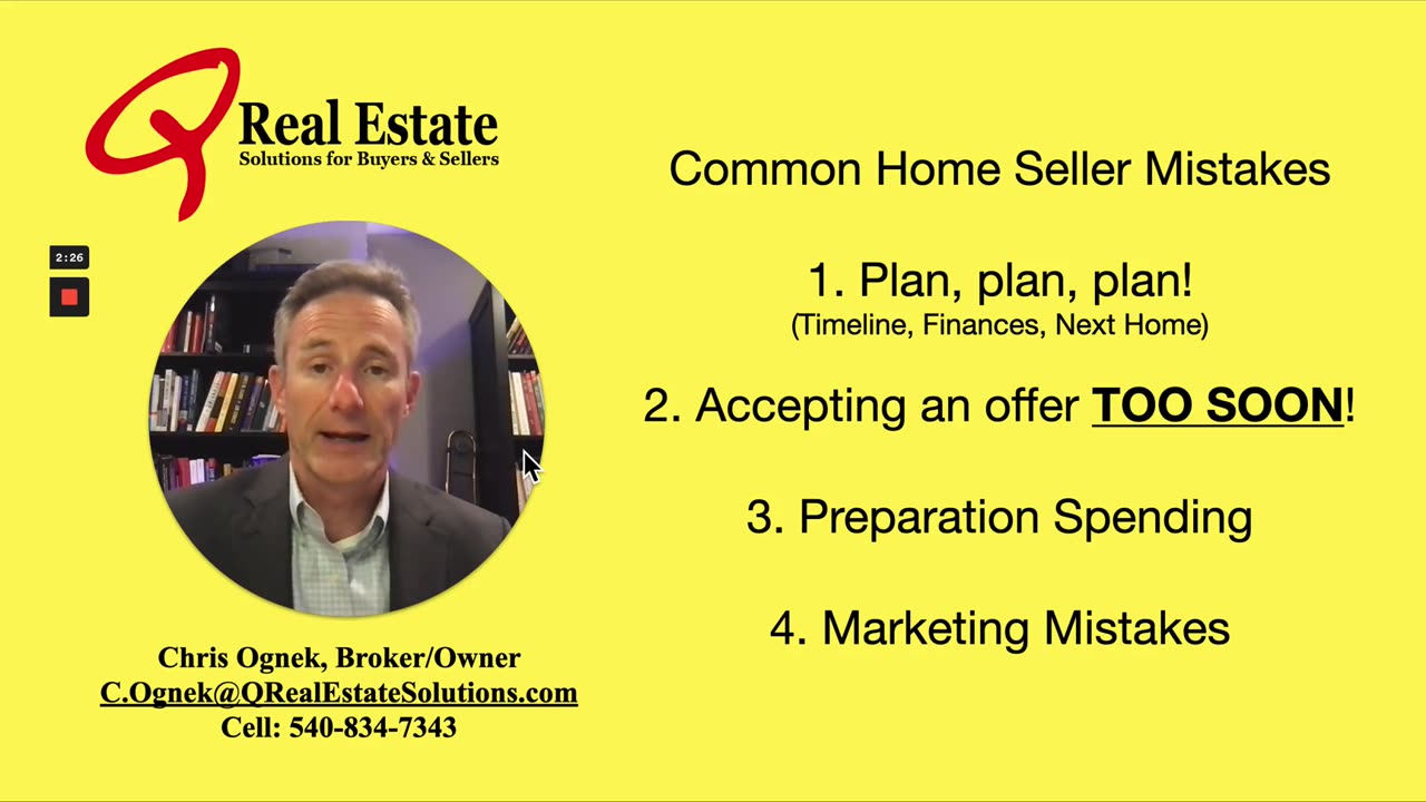 Common Home Seller Mistakes - Your Home Seller's Journey - 2 of 5