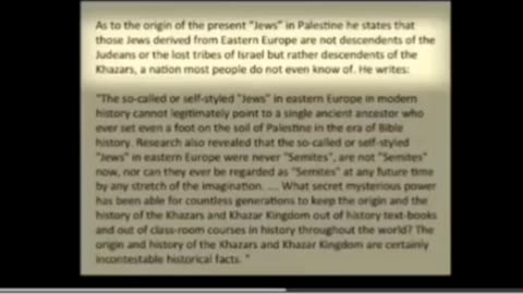 Khazars hidden behind the Jews