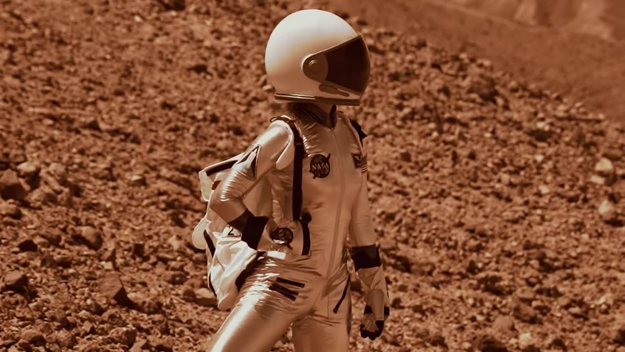 Girl on mars