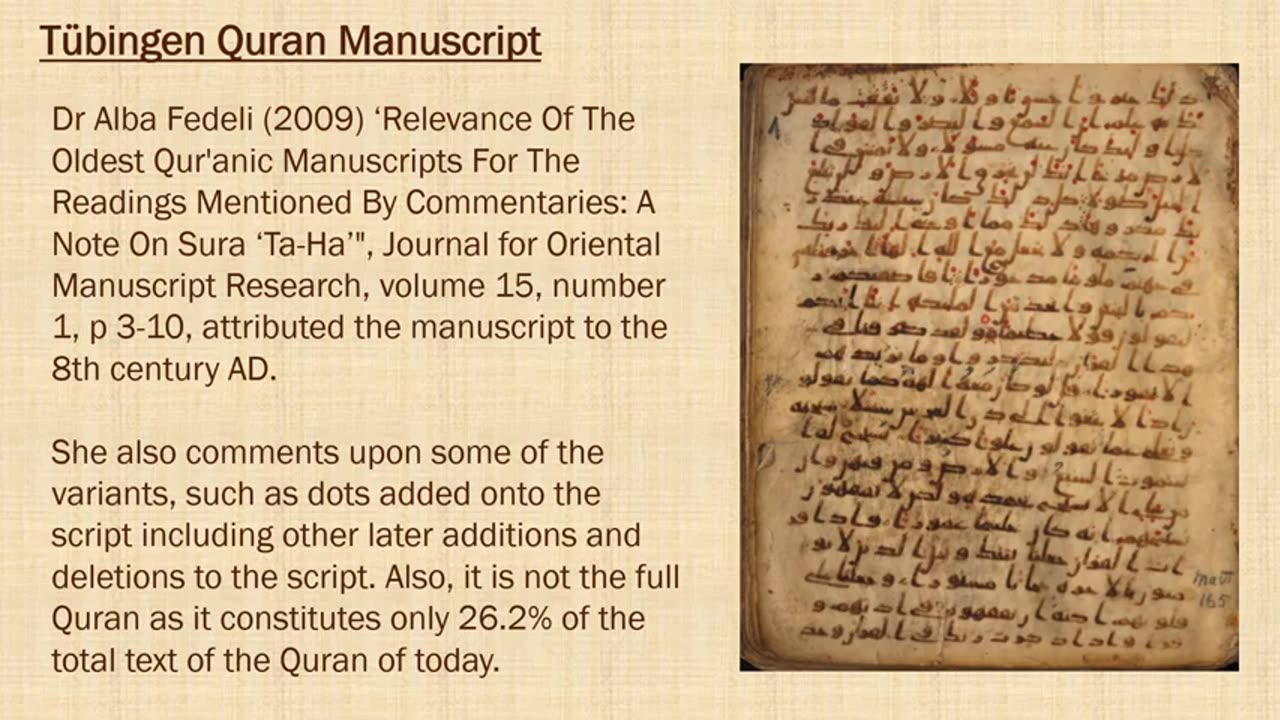 Part 7 Quranic Manuscripts Islam The Honest Truth