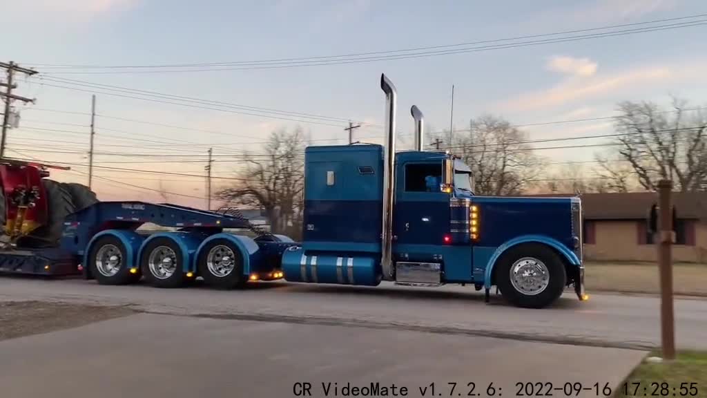 Is Kay's tractor with eight wheels