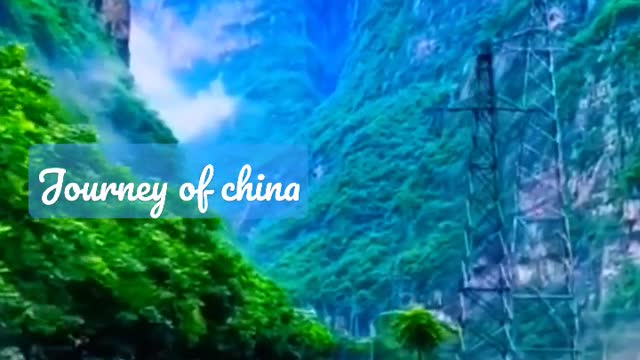Beautiful scenery in the mountainous region of China