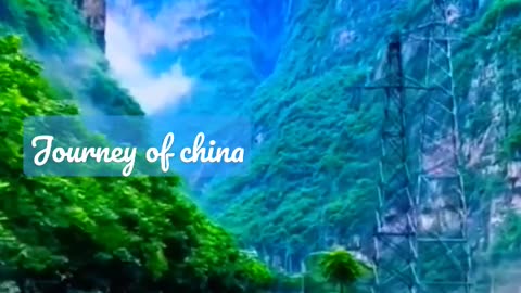 Beautiful scenery in the mountainous region of China