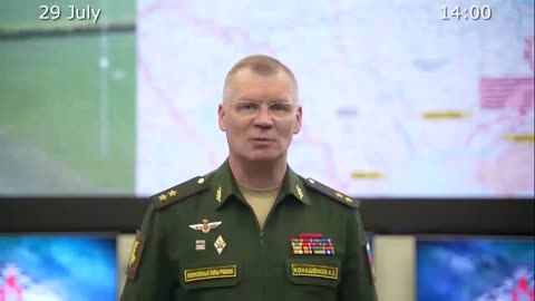 Russian Defence Ministry 2023-07-29 report on the progress of the special military operation