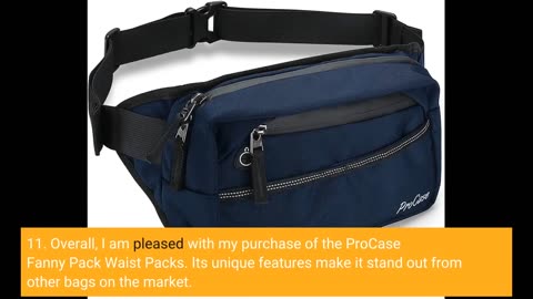 Customer Comments: ProCase Fanny Pack Waist Packs for Men Women, Waist Bag Hip Pack for Travel...