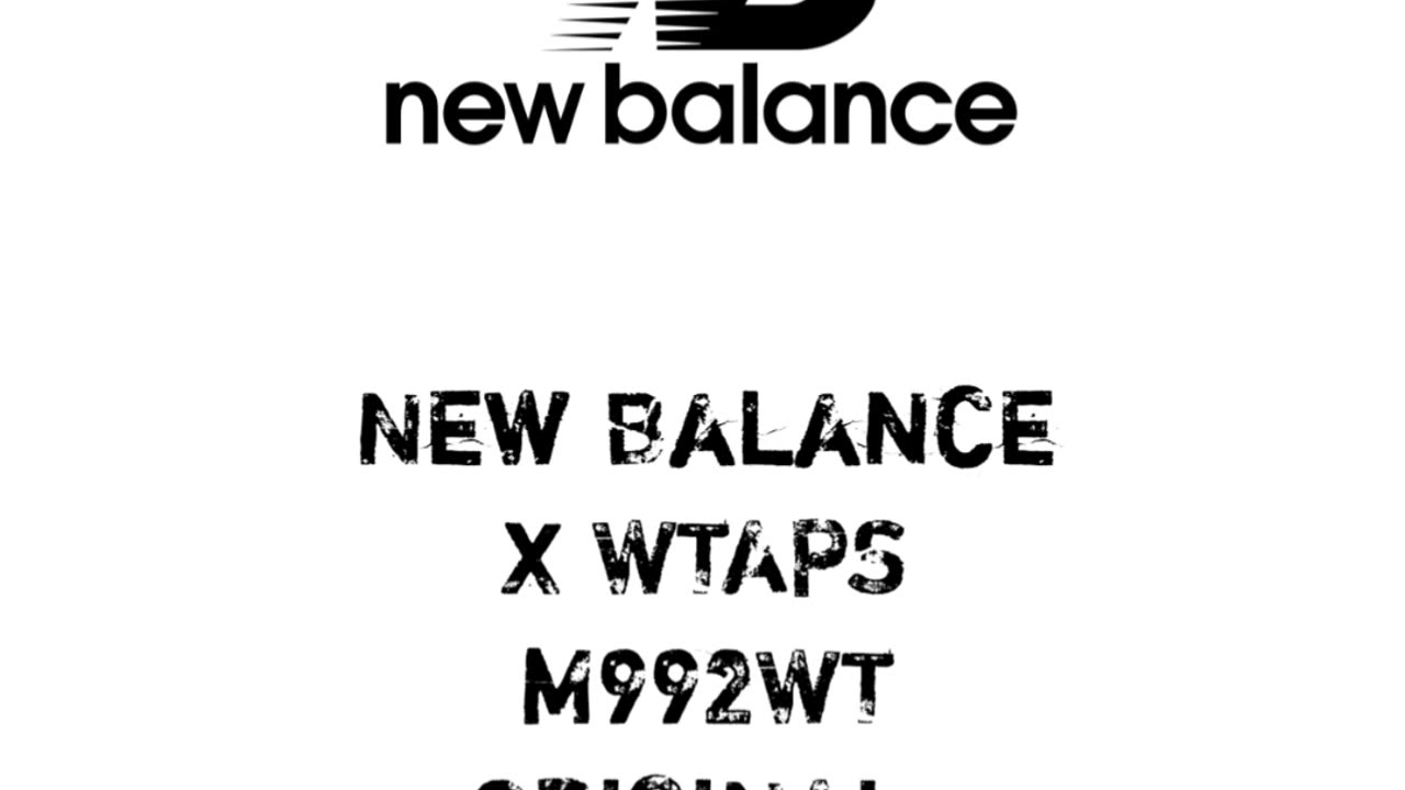 New Balance X WTAPS M992WT ORIGINAL.