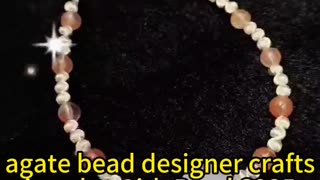 GN-20241021-05 agate bead designer crafts jewelry with Bead S925 Silver Custom Bracelet