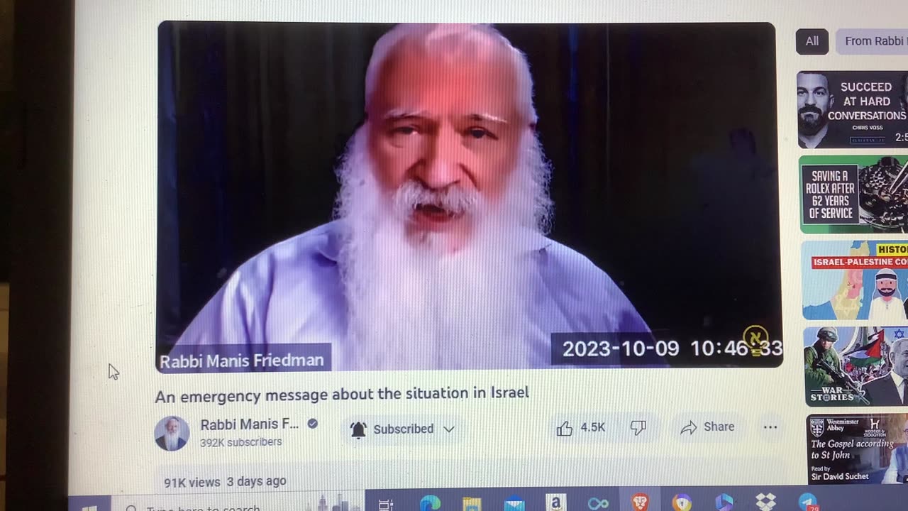 Rabbi Friedman is got a iMessage it’s positive
