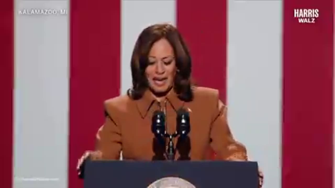 Kamala Shaken in Kalamazoo: Vice President Halts Speech