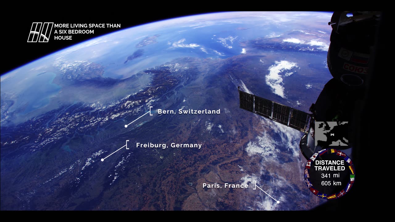 Europe from Space View