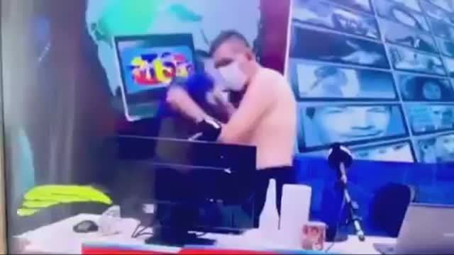 Radialista tem mal súbito ao vivo