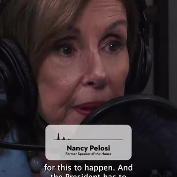 Nancy Pelosi talks about her involvement in the pressure campaign to force Joe Biden to drop out