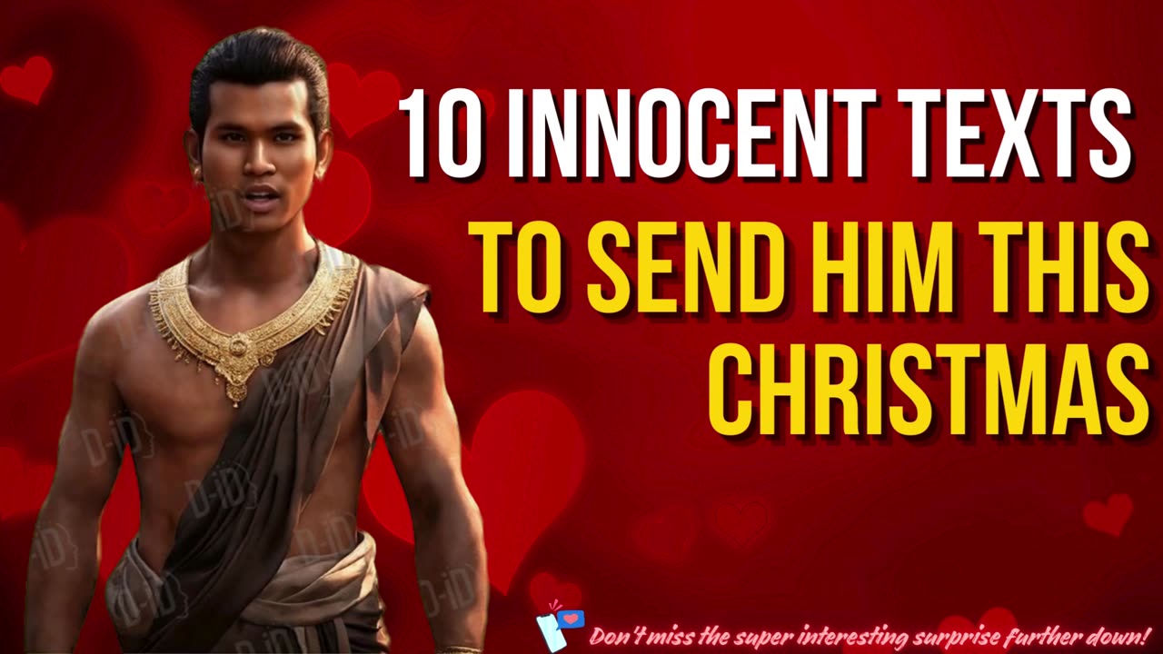 10 Innocent Texts To Send Him This Christmas