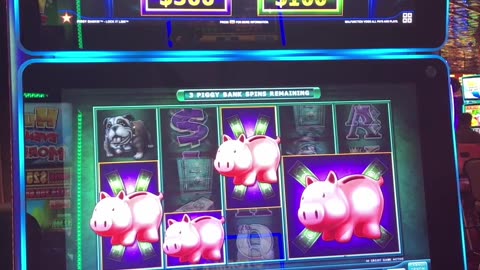 SPLENDID PIGS!!! #slots #casino #slotmachine #slotwin #jackpot #bonusfeature #casinogame #gambling