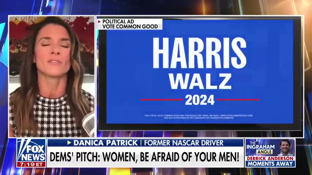 Danica Patrick calls out Harris ad for its portrayal of women