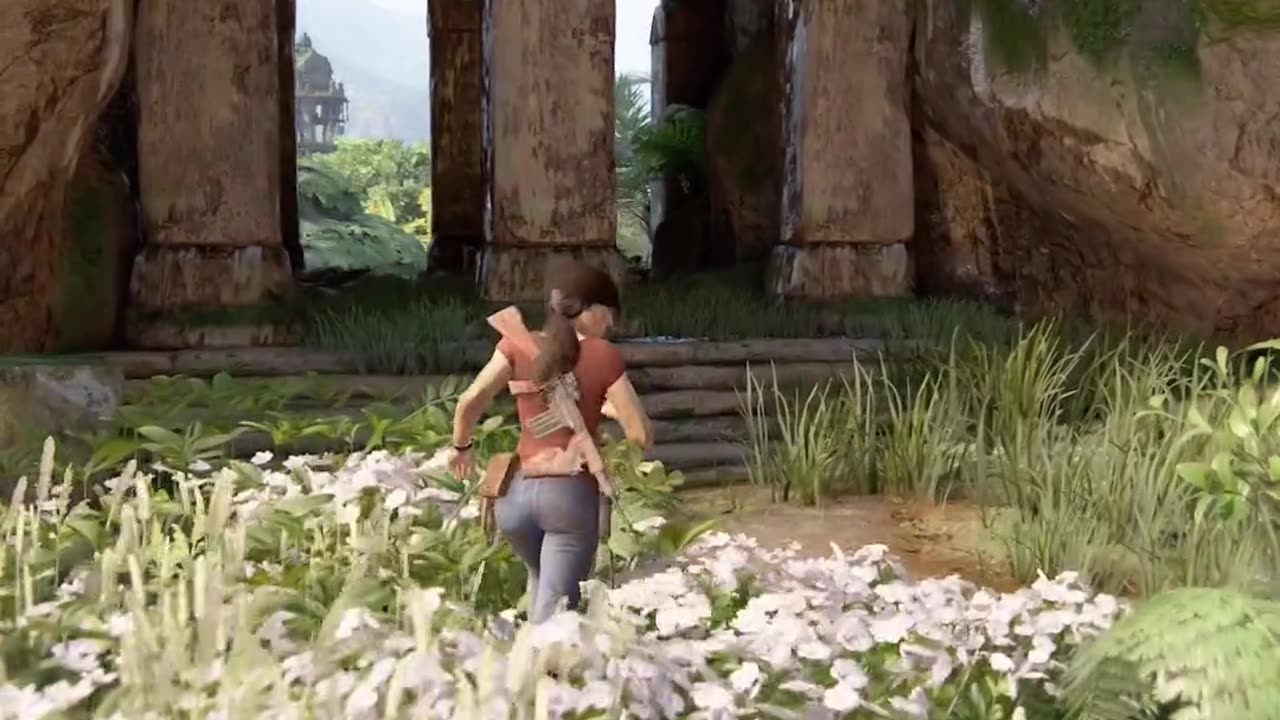 chloe showing her skills | uncharted the lost legacy | mobile gameplay