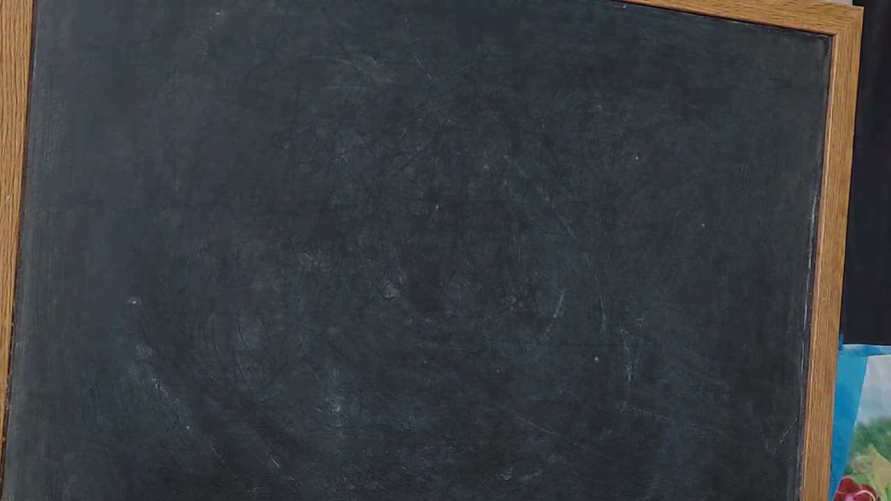 Doodling on a Blackboard - ASMR