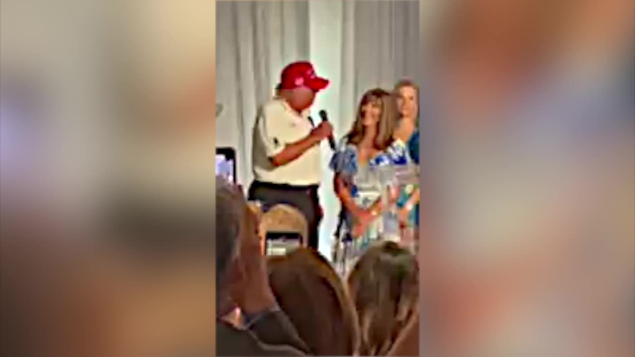 President Donald Trump Speaks At The Big Dog Ranch Rescue's Wine, Women, and Shoes Event